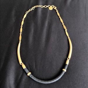 Gold and black Stella & Dot Necklace